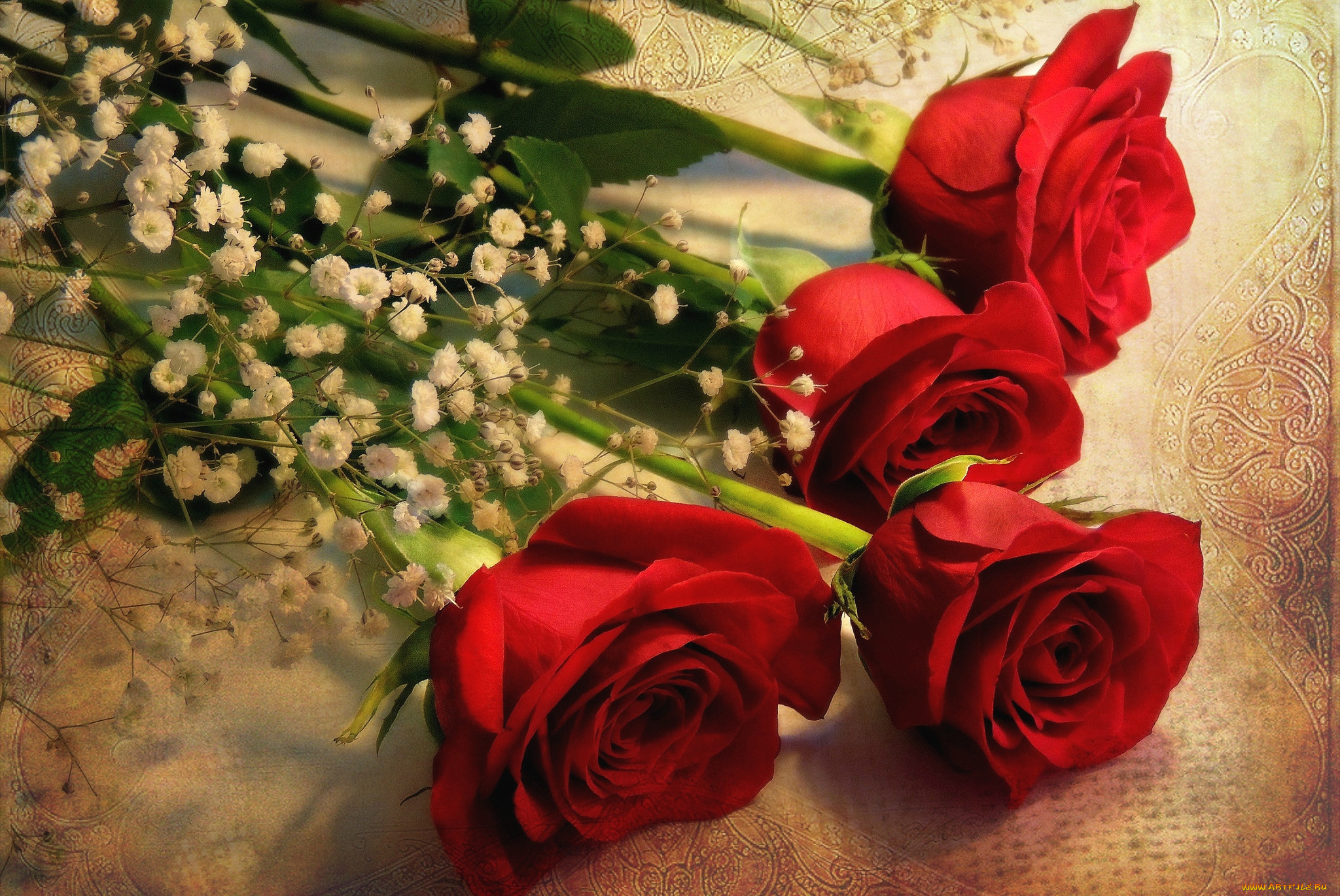4 розочки. Цветы розы. Красивые розы. Красные розы.